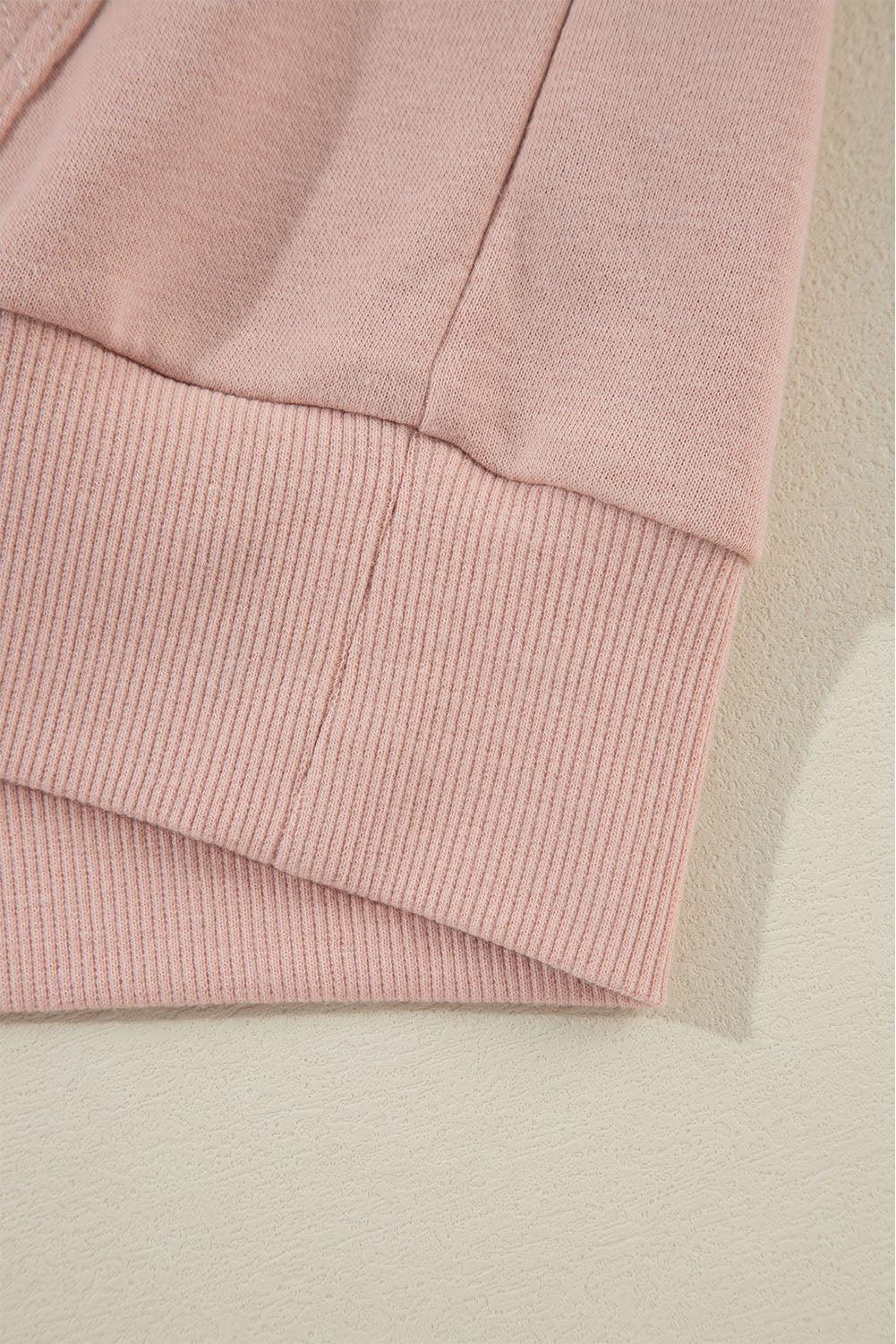 Solid Color Rivet Stud Raglan Sleeve Hoodie with Pocket