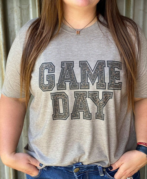 Game Day Leopard Tee