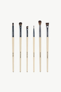 Lafeel Full Eye Brush Set in Taupe