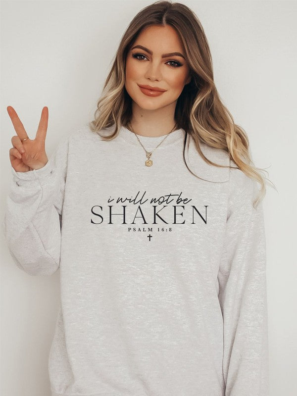 I Will Not Be Shaken PSALM Crewneck Sweatshirt