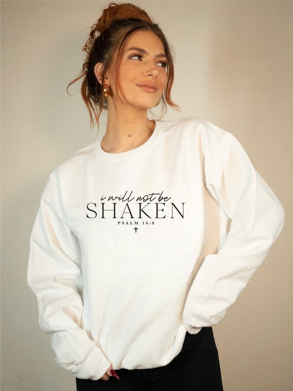 I Will Not Be Shaken PSALM Crewneck Sweatshirt