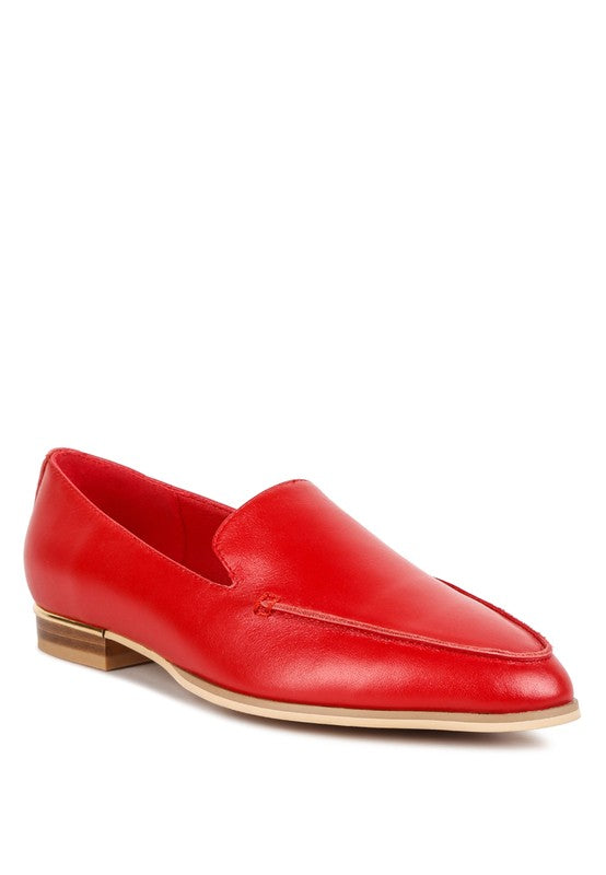 Richelli Metallic Sling Detail Loafers