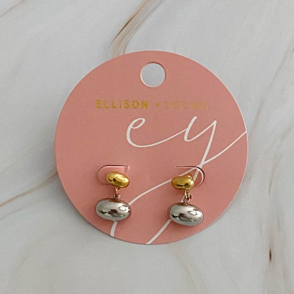 Dangling Mini Bean Earrings