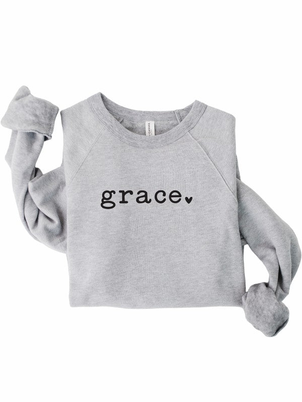 Grace heart Bella Canvas Premium Sweatshirt