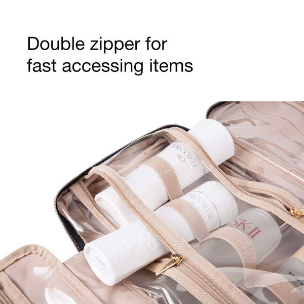 Travel Fold Up Make Up Bag Hanging Organizer