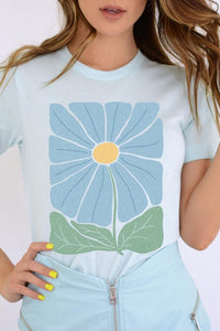 Boho Abstract Floral  Graphic T Shirts