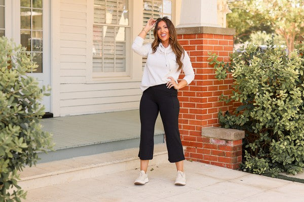 The Gabriella - High Waisted Gaucho Pants