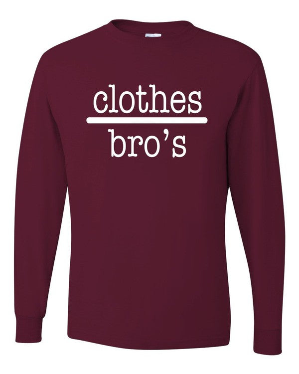 Clothes over Bros Long Sleeve Tee