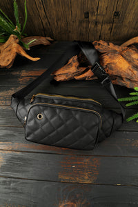 Rhombus Pattern Simple Waist Bag