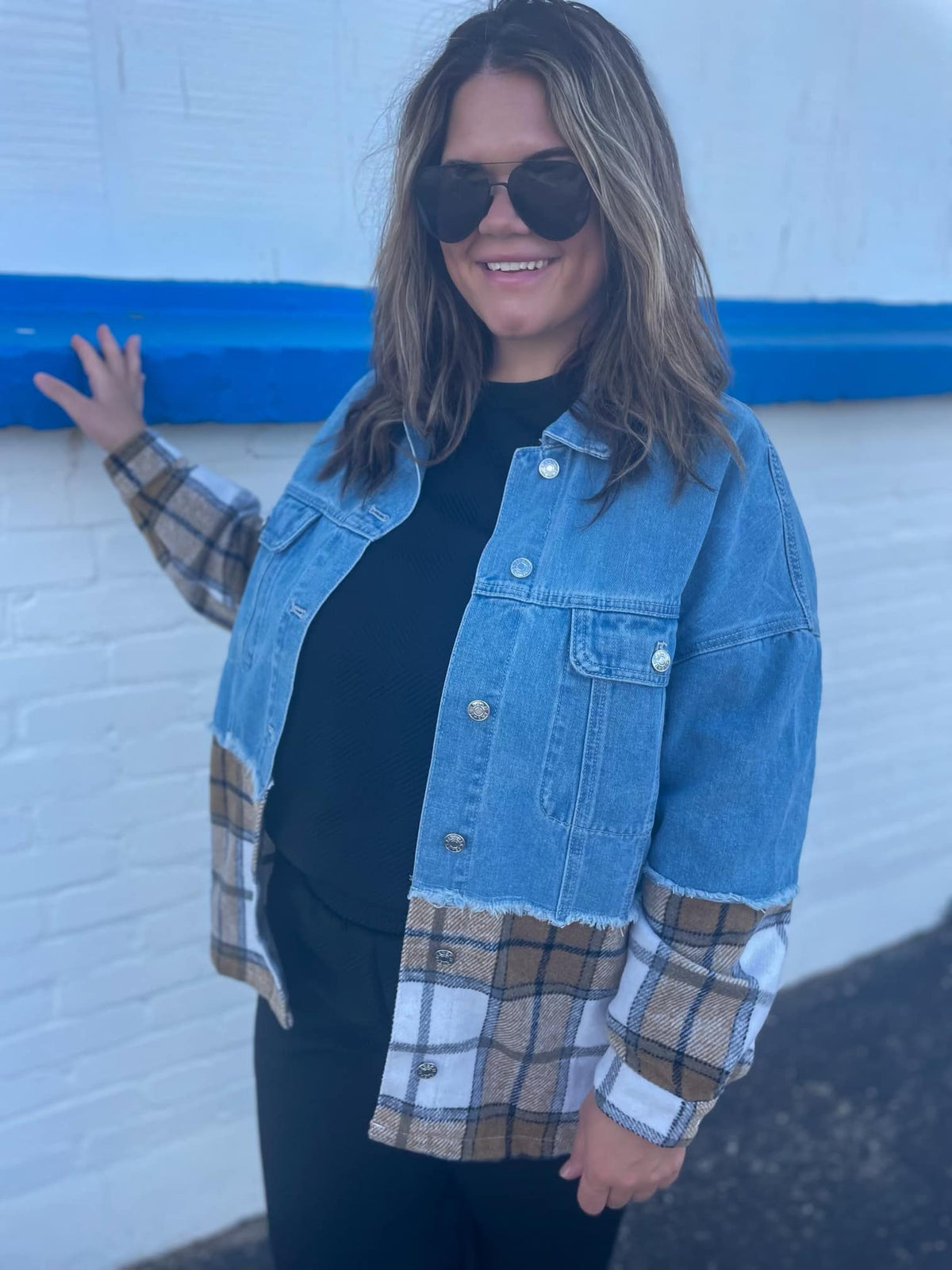 PREORDER: Telluride Denim + Plaid Jacket