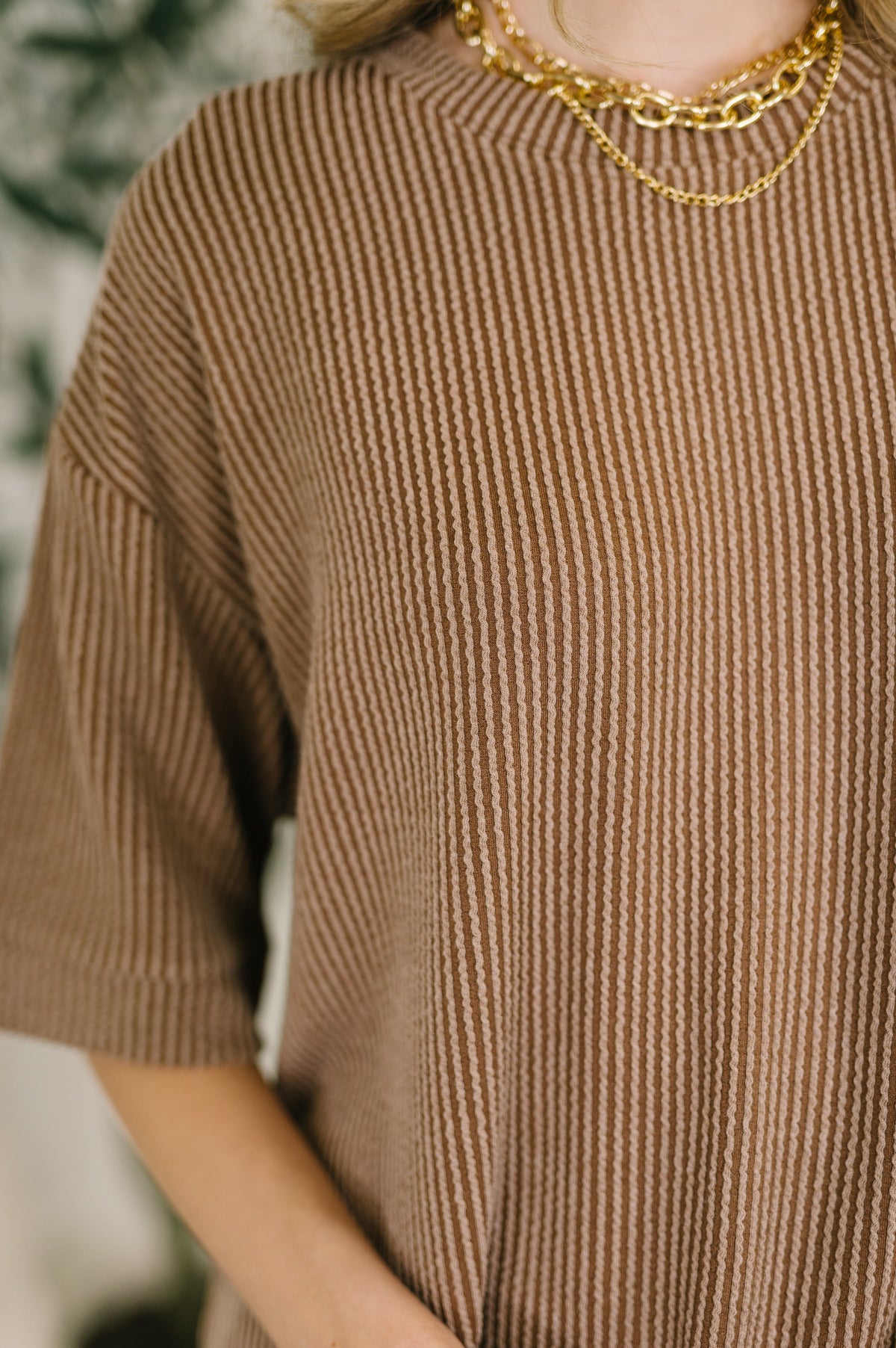 Fight the Feeling Top and Bottom Set in Brown