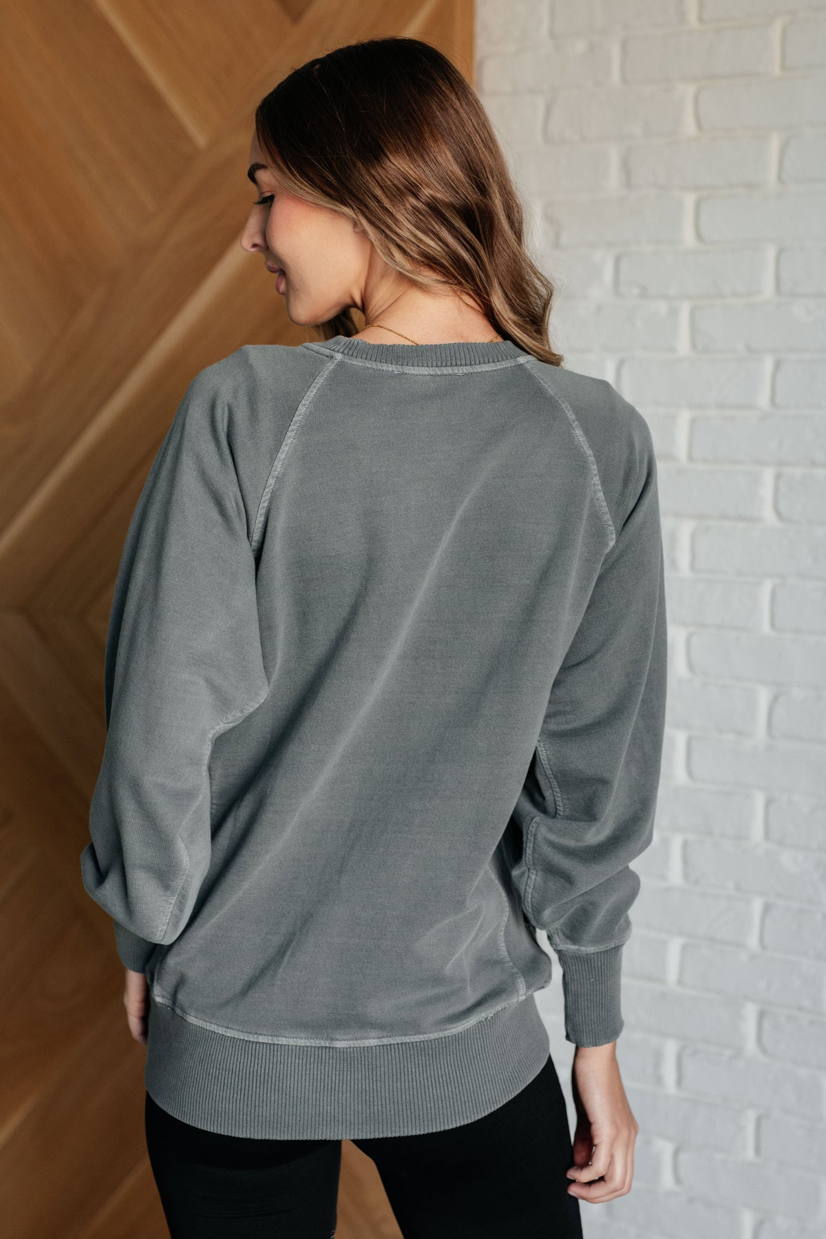 Hands Down Favorite Sweatshirt in Ash Jade