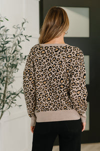 Lil' Sass Never Hurt Leopard Print Pullover